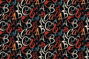 abc, fonts, abstract background Font Download