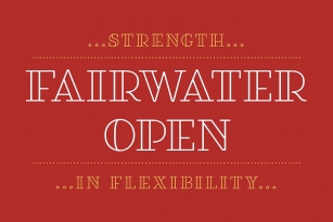 Fairwater Open Serif Font Download