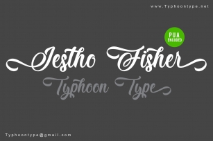 Jestho Fisher font Font Download