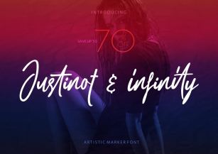 Justinot Infinity Marker Font Download