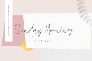 Sunday Morning 50% off Font Download