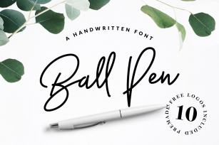 Ball Pen Handwritten Font Download
