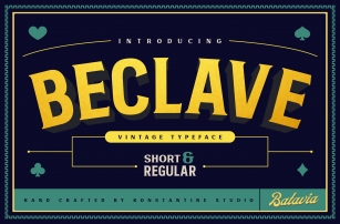 Beclave Font Download