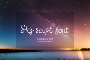 Sky Script Font Download