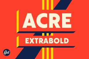 Acre Extrabold Font Download