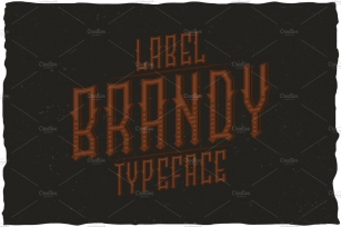 Brandy Vintage Label Typeface Font Download