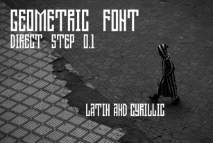 Direct step 0.1 Geometric Font Download