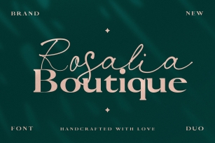 Rosalia Boutique- Handwritten Script Font Download