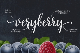 Veryberry Script Font Download