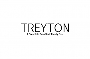Treyton Sans Serif 7 Family Font Download
