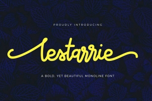 Lestarrie Monoline Font Download
