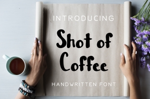 Shot of Coffee Font Download