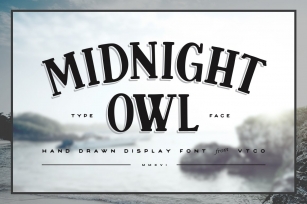 Midnight Owl Display Font Download