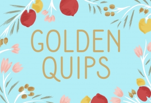 Golden Quips Font Download