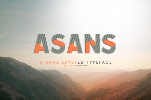Asans Layered Font Download