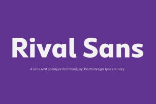 Rival Sans Family Font Download