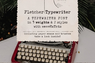 Fletcher Typewriter  Extras Font Download