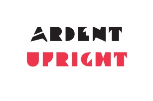 Ardent Upright Font Download