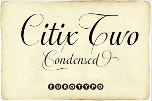 Citix Two Condensed Font Download