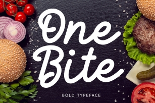 One Bite Bold Calligraphy Font Download