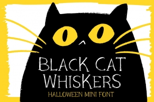 Black Cat Whiskers Font Download