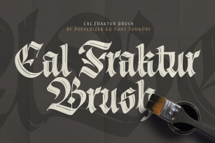 Cal Fraktur Brush Font Download