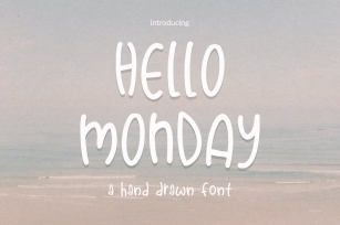 Hello Monday Hand Drawn Font Download