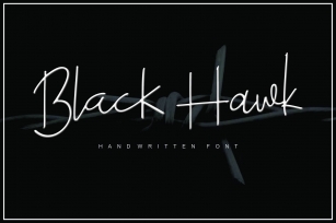 Black Hawk (70% off) Font Download