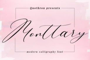 Monttary Font Download
