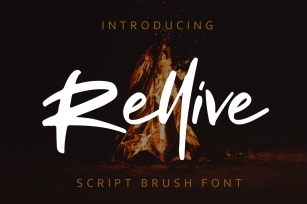 Rellive Brush Script Font Download