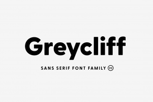 Greycliff CF: geometric sans font v2 Font Download