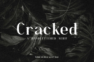 Cracked//A Handlettered Serif Font Download