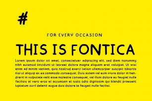 FONTICA Font Download