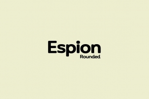 ESPION Rounded Font Download