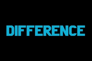 Difference font Font Download