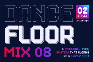 Dance Floor Mix 08 Font Download