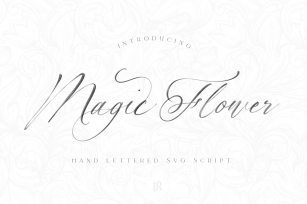 Magic Flower SVG Font Download