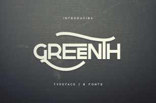 Greenth Display Font Download