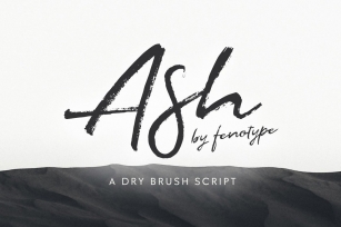 Ash brush font Font Download