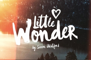 Little Wonder brush script font Font Download