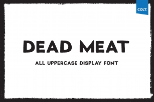 DEAD MEAT Font Download