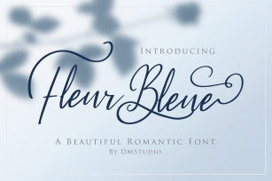 Fleur Bleue Font Download