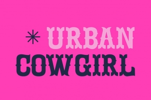 Urban Cowgirl Font Download