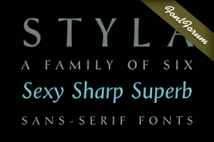 Styla Bold Font Download