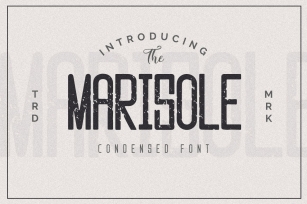 Marisole Condensed Font Download
