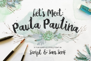 Paula Paulina Script Font Download