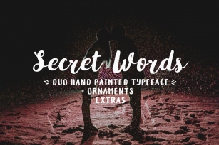 Secret Words Duo + Big Bonus Font Download