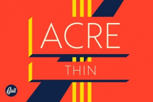 Acre Thin Font Download