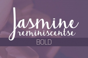 Jasmine Reminiscentse Bold Font Download