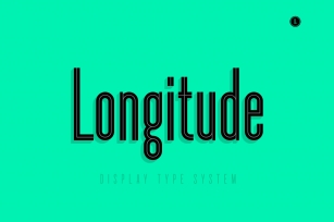 Longitude Display Font Download